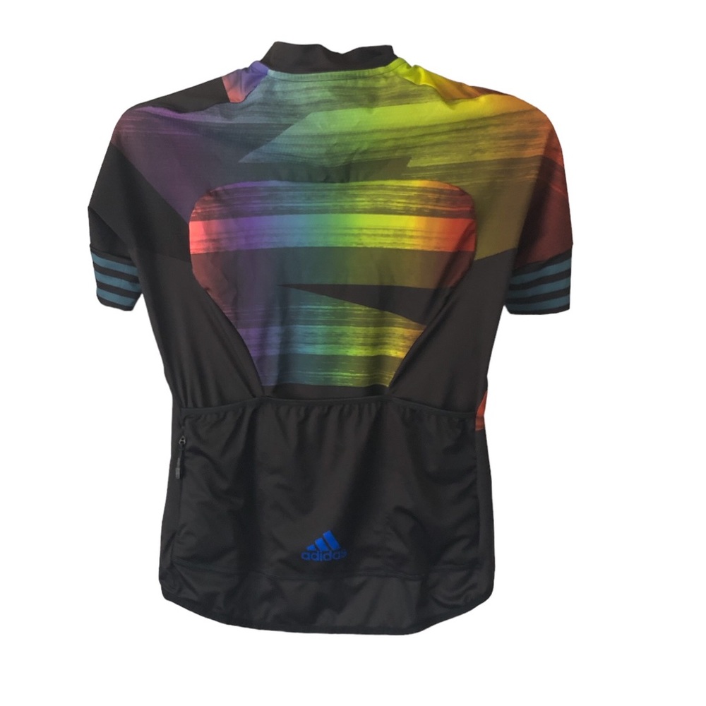 NEW WITH TAGS! Women's Adidas Adistar Pride Aerodynamic Cycling Jersey. Size L - Picture 4 of 16